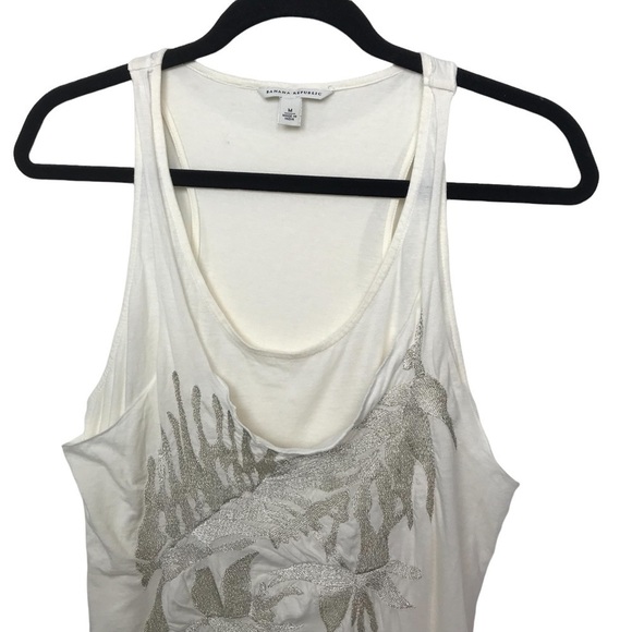 Banana Republic Beige Embroidered Layered Tank Top Medium - Picture 3 of 11